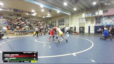 285 lbs Champ. Round 2 - Jake Denney, Peninsula vs Angel Sanchez, Redondo Union