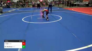 46 lbs Prelims - Ty Cox, Team Brawlers(Kansas) vs Mason Montoya, Checotah Matcats