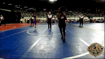 100 lbs Rr Rnd 1 - Elizabeth Thompson, Team Of Hard Knox vs Harper Sampson, Coweta Tiger Wrestling