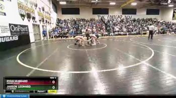 126 lbs Cons. Round 1 - Ryan Hubbard, Hidden Valley vs Jaxson Leonard, La Grande