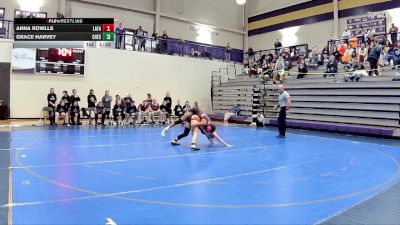 130 lbs Semis & 1st Wb (8 Team) - Grace Harvey, Chestatee vs Anna Rowlls, LaFayette