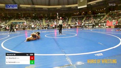 85 lbs Round Of 32 - Hayden Stanford, Salina Wrestling Club vs Graham Schmidt, Brawlers