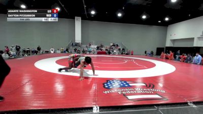 144 lbs Adante Washington, Illinois Freestyle vs Dayton Fitzgibbon, Washington