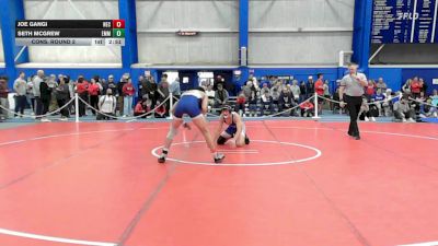 149 lbs Cons. Round 2 - Joe Gangi, New England College vs Seth McGrew, Emmanuel College