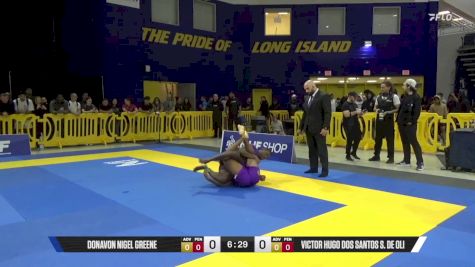 Victor Hugo Dos Santos S. De Oli vs Donavon Nigel Greene 2025 Pan IBJJF Jiu-Jitsu No-Gi Championship