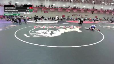 165 lbs Cons. Round 2 - Giovanni Diaz, North Central vs Logan Defilippo, Wisconsin-Whitewater