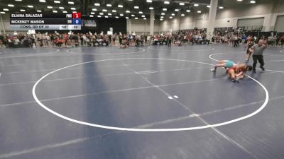 120 lbs Cons. Rd Of 32 - McKenzy Mason, Tech Fall Elite vs Eliana Salazar, Premier Wrestling Club