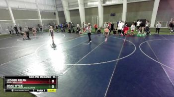 95 lbs Cons. Round 4 - Ledger Relph, Devils Wrestling vs Brax Wylie, Sanderson Wrestling Academy