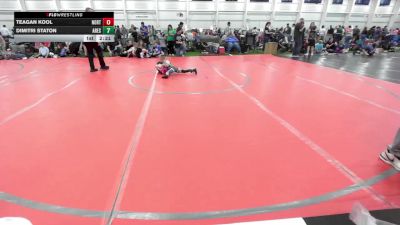 55 lbs Semifinal - Teagan Kool, Northern Elite-EL vs Dimitri Staton, Ares Red-EL