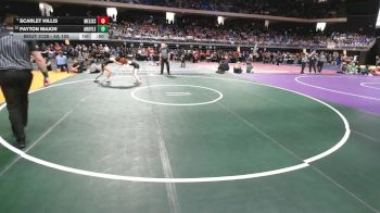 5A 105 lbs Cons. Round 1 - Scarlet Hillis, Melissa vs Payton Major, Argyle