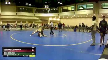 195 lbs Round 7 (10 Team) - Brock Barr, Eagles Wrestling Dev vs Thomas Crawford, Rip Tide Wrestling