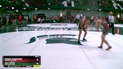 125 lbs Cons. Round 3 - Sam Smith, Oklahoma State vs Kaden Chinavare, Central Michigan