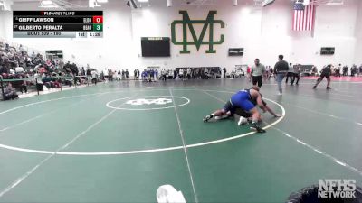 190 lbs Quarterfinal - Griff Lawson, El Dorado vs Gilberto Peralta, Beaumont