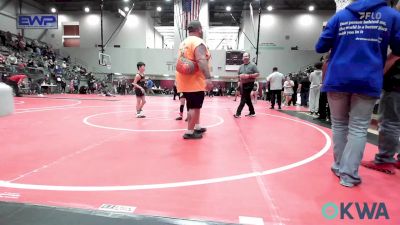 58 lbs Rr Rnd 1 - Emyle Thompson, HURRICANE WRESTLING ACADEMY vs Sunni Booth, Sperry Wrestling Club