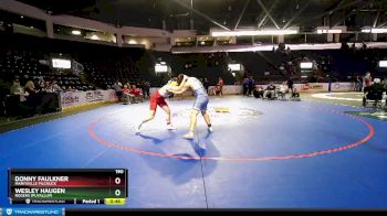 190 lbs Cons. Round 4 - Donny Faulkner, Marysville Pilchuck vs Wesley Haugen, Rogers (Puyallup)