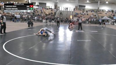 A 165 lbs 3rd Place Match - Lincoln Rich, Station Camp High School vs Kaden Weitzel, Livingston Academy
