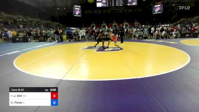 113 lbs Cons 16 #1 - Jordan Bell, MO vs Coreu Powe, AL