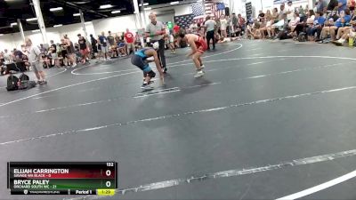 132 lbs Round 1 (4 Team) - Elijah Carrington, Savage WA Black vs Bryce Paley, Orchard South WC