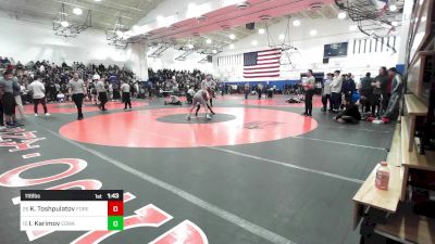 116 lbs Round Of 32 - Kosim Toshpulatov, Forest Hills vs Ismatullo Karimov, Edward R. Murrow