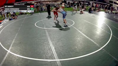 132 lbs Cons. Sub-semis - Jet Abbott, Utah vs Aidan Hernandez, Nevada
