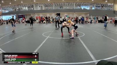 80 lbs Round 3 (6 Team) - Chase Davis, Triangle WA vs Kepler Wicks, Southern Fury