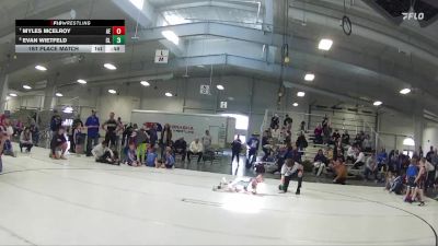 34 lbs 1st Place Match - Evan Wietfeld, Clarkson Leigh vs Myles McElroy, Arlington Eagles