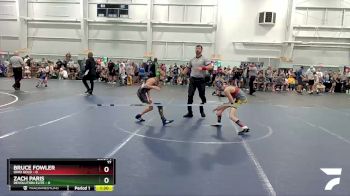 72 lbs Quarterfinals (8 Team) - Bruce Fowler, Ohio Gold vs Zach Paris, Revolution Elite