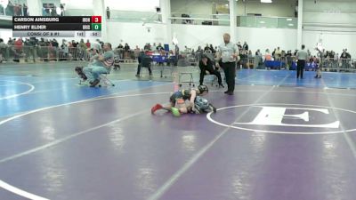 66 lbs Consi Of 8 #1 - Carson Ainsburg, Iron Faith WC vs Henry Elder, Bristol Gladiators