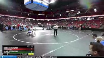 D1-132 lbs Cons. Round 1 - Luke Moczynski, Oak Creek vs Joey Showalter, Elkhorn Area