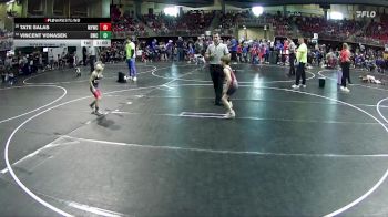60 lbs Champ. Round 2 - Tate Salas, McCook Youth Wrestling Club vs Vincent Vonasek, Duncan Wrestling Club