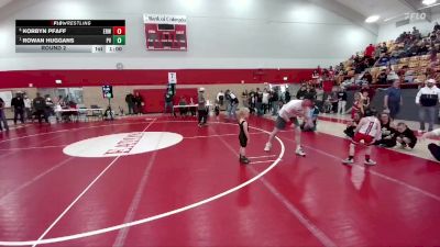 41-44 lbs Round 2 - Rowan Huggans, Platte Valley vs Korbyn Pfaff, Eaton Reds WC