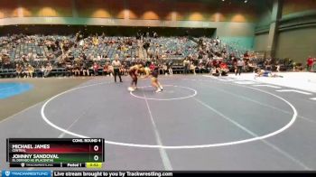 165 lbs Cons. Round 4 - Michael James, Central vs Johnny Sandoval, El Dorado HS (Placentia)