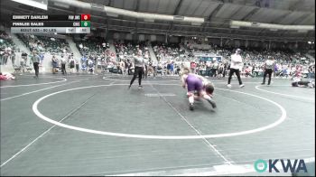 90 lbs Consi Of 8 #2 - Emmett Dahlem, Jacket Wrestling Club vs Finnlee Sales, Chickasha Youth Wrestling