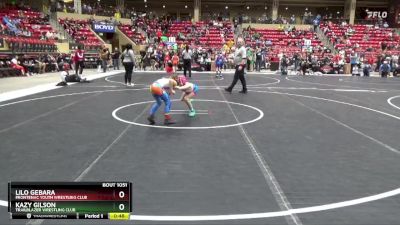 60 lbs Cons. Round 4 - Lilo Gebara, Frontenac Youth Wrestling Club vs Kazy Gilson, Trailblazer Wrestling Club