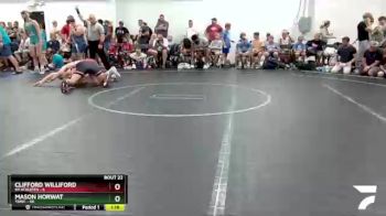 160 lbs Round 6 (8 Team) - Mason Horwat, TDWC vs Clifford Williford, 84 Athletes