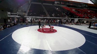 95-100 lbs Champ. Round 1 - Chaya Palomo, Oregon vs Megan Cornett, Alaska