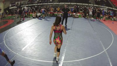 100-105 lbs Cons. Quarters - Tahlia Guillen, Idaho vs Madi Haywood, Colorado