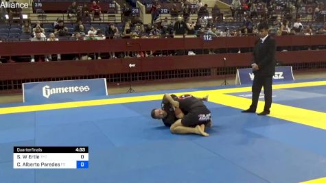 Steven W Ertle vs Carlos Alberto Paredes 2024 Pan IBJJF Jiu-Jitsu No-Gi Championship