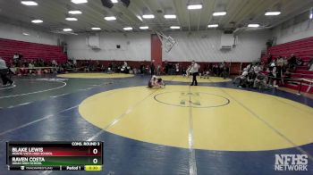 115 lbs Cons. Round 3 - Raven Costa, Ukiah High School vs Blake Lewis, Monte Vista High School