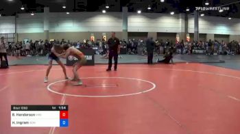 120 lbs Prelims - Braden Henderson, Virginia Elite Wrestling Club vs Hunter Ingram, Ironclad Wrestling Club