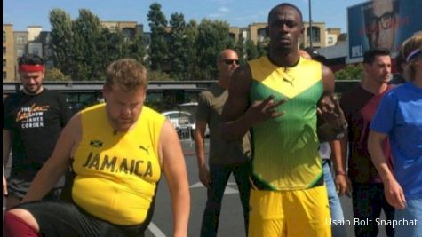 Usain Bolt Raced James Corden On The Late Late Show