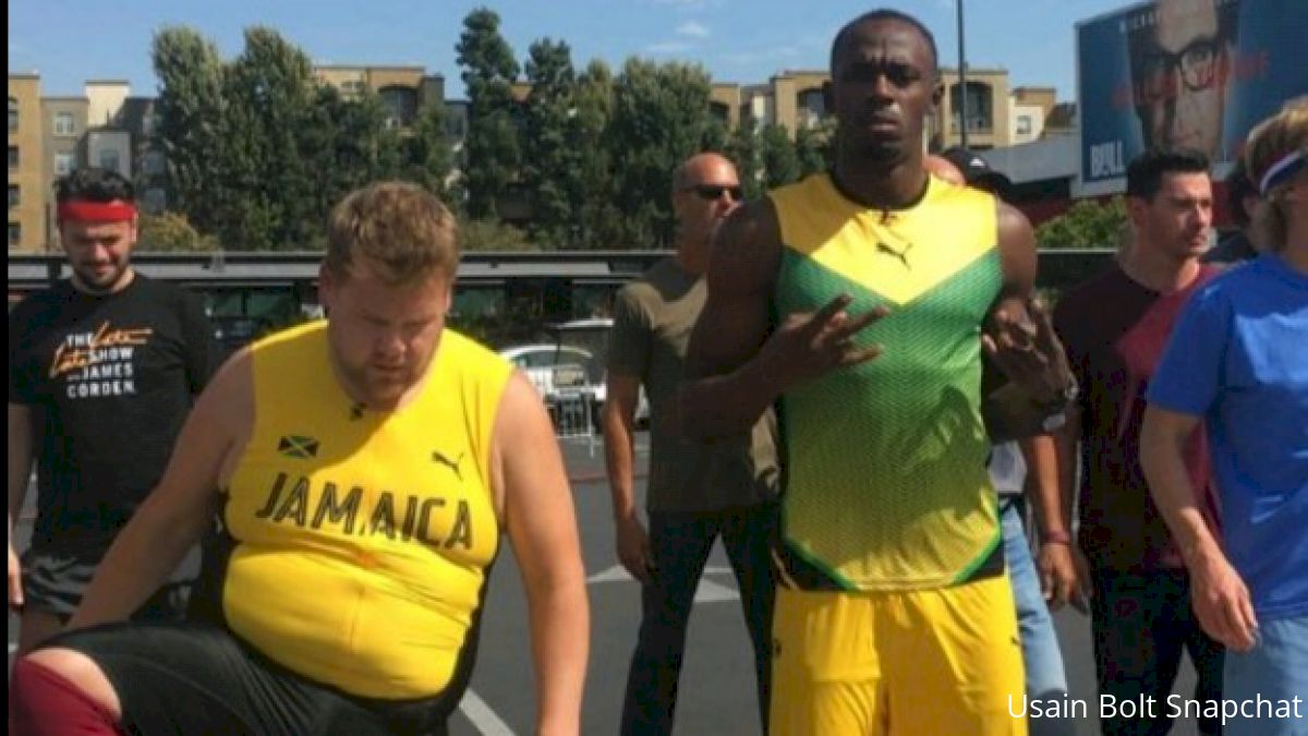Usain Bolt Raced James Corden On The Late Late Show