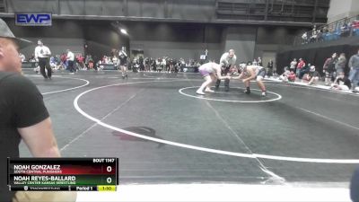 195 lbs Round 2 - Noah Gonzalez, South Central Punishers vs Noah Reyes-Ballard, Valley Center Kansas Wrestling