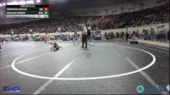 37 lbs Round Of 16 - Wenston Quillin, Chickasha Wrestling vs Malakai Sumka, Mojo Grappling Academy