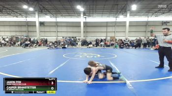 45 lbs Cons. Round 2 - Jaxon Fox, Hawk Wrestling Club vs Casper Branstetter, Hi Desert Mat Club