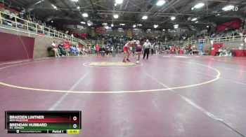 132 lbs Cons. Round 2 - Brendan Hubbard, Mt. Vernon vs Braeden Lintner, New Palestine