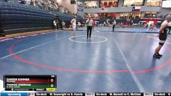 150 lbs Cons. Round 4 - Zander Kommer, Tecumseh vs Thomas Sherman, El Paso Chapin