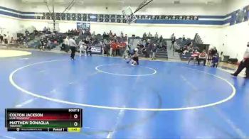 120 lbs Semifinal - Matthew Donaglia, Tonasket vs Colton Jackson, Lake Roosevelt