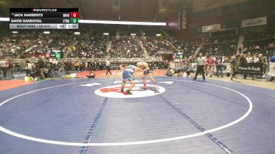 3A-215 lbs Champ. Round 1 - David Sandoval, Lyman vs Jack Harberts, Douglas