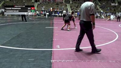 6A 150 lbs Quarterfinal - Jaoquin Salas, Gulf Shores vs Caleb Thompson, Spanish Fort